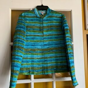 Women multicolored jacket size medium. Like new